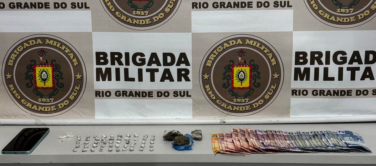 Drogas apreendidas estavam embaladas e prontas para comercialização
