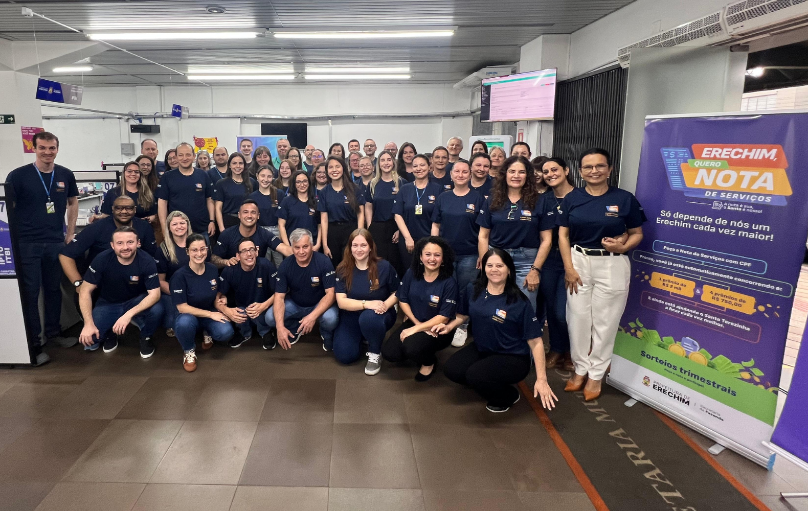 Secretaria da Fazenda realiza sorteio do Programa Erechim Quero Nota de Serviços